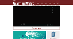 Desktop Screenshot of heartlandvoices.com