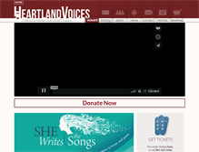 Tablet Screenshot of heartlandvoices.com